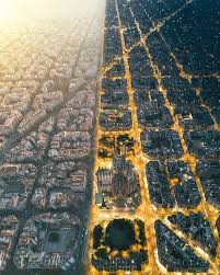 Looking for the best barcelona city wallpapers? Hd Wallpaper Aerial View Architecture Barcelona Building Cityscape Night Wallpaper Flare