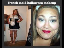 french maid halloween makeup you