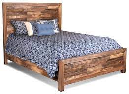 solid wood bed frame queen factory