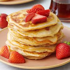 easy fresh strawberry pancakes