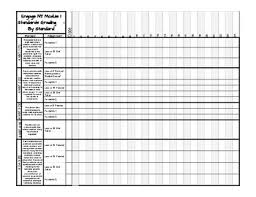 3rd Grade Engage Ny Module 1 Standards Based Grading Sheet Editable And Pdf