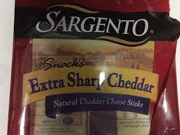 extra sharp cheddar cheese sticks