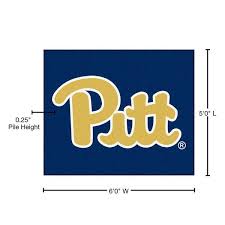 Pittsburgh 5 Ft X 6 Ft Tailgater Rug