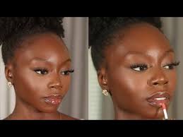 natural makeup for dark skin no