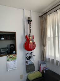 壁掛けギター設備完了 やっさんのブログ