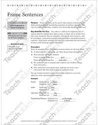 frame sentences for english age