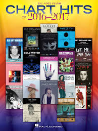 Hal Leonard Chart Hits Of 2016 2017 Big Note Piano Book