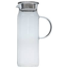 glass pitcher 50oz carafe with