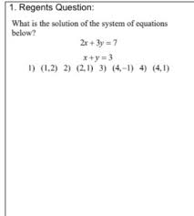 What Is The Solution Of The System Of