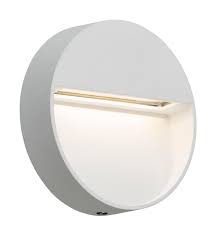 small round 2w led outdoor wall light