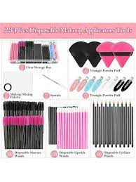disposable makeup applicators kit with