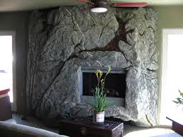 Faux Stone Fireplace Reface Hot Wire
