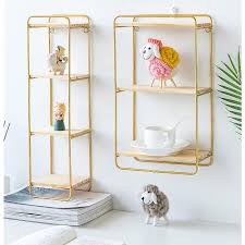 Wrought Iron Partition Display Shelf