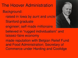 ppt the hoover administration
