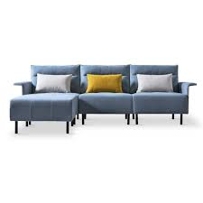 suede modern sectional sofa
