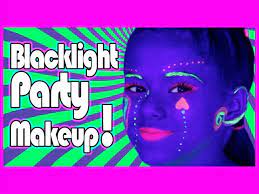 blacklight uv makeup tutorial for glow