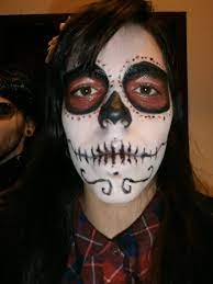 mexican skull face a face painting