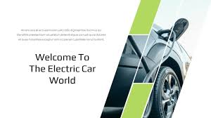electric cars powerpoint template