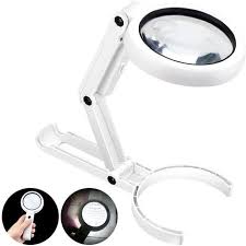 Handheld Magnifier 5x 11x Tabletop