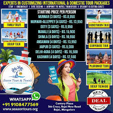 tour packages whatsapp