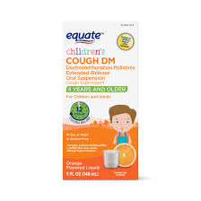 equate children s cough dm orange flavored 5 fluid ounces walmart