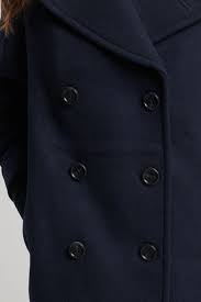 Double Ted Wool Peacoat
