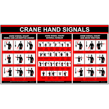 Crane Hand Signals Mobile Locomotive Material Side Boom Sign Crane 177