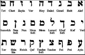 Free Printable Hebrew Alphabet Chart Block Hebrew Print