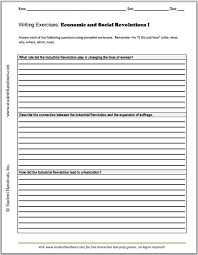 The industrial revolution in britan: Economic And Social Revolutions Essay Questions Free Printable Writing Exercises Worksheets Pdf Fil Essay Questions Writing Exercises This Or That Questions