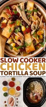 slow cooker en tortilla soup