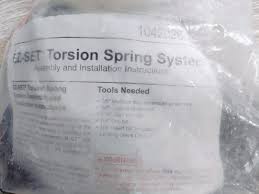 ez set torsion spring system 1042026 ss