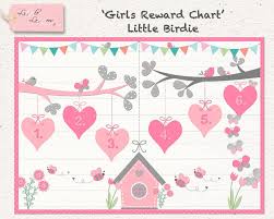 Toddler Reward Chart Girl Behavior Chart Homework Chore