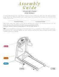 vision fitness t9450 user manual page