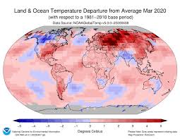 global climate report march 2020