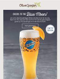 Olive Garden Blue Moon Campaign