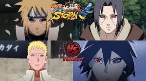 Minato Edo Tensei y Naruto RTB vs Itachi Edo Tensei y Sasuke RTB | NSUNS4  ROAD TO BORUTO (Latino) - YouTube
