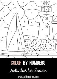 Color By Numbers Lighthouse