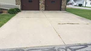 A fan tip works best on a concrete driveway. Concrete Washing Sealing Anew Contractors