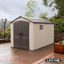 It was really fun to put together. Lifetime 7ft X 12ft 2 1 X 3 6m Outdoor Storage Shed With Windows Costco Uk