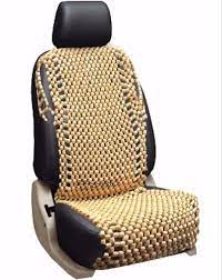 Polished Wood Beaded Seat Cover At Rs