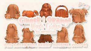 berry avenue codes hair ginger orange