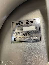 commercial electric carpet roll hoist