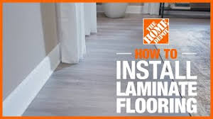how to install laminate flooring the