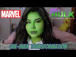 she hulk transformation makeup
