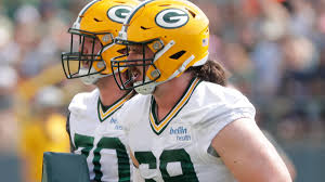 Photos from Green Bay Packers' offensive linemen at training camp