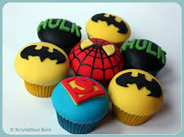 Super Hero Cupcakes | Superhero cupcakes, Superhero cake, Marvel cupcakes