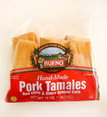 bueno foods hot red chile pork tamales
