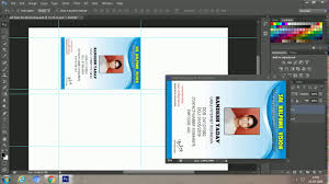 pvc card print editing in photo