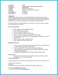 Resume Bank Teller Job Description For Resume Gallery Cashier