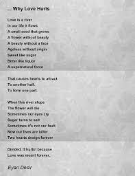 why love hurts poem by eyan desir
